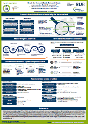 Poster - How is the Bermuda3Eck in Bochum trying to overcome the Covid19 pandemic? - An outline of recommendations for action based on theoretical models and practical indicators